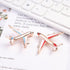 2PCS Airplane Brooch Pins,Red Blue Aircraft Brooch Pin Airplane Model Brooch Cute Plane Pin Brooch for Women Men...