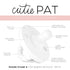 Ryan & Rose Cutie PAT Pacifier Teether (Stage 2, White)...