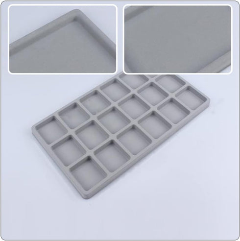 Beavorty Decorative Tray Decorative Tray Jewelry Tray 2pcs Bead Design Boards Mats Flocked Bead Board Bracelet Necklace Beading Jewelry Organizer ...