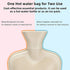 Hot Water Bottle with Soft Cover - 2 Liter Large - Removable Hot Water Bag for Pain Relief, Neck and Shoulders, Feet Warmer, Menstrual Cramps, Hot...