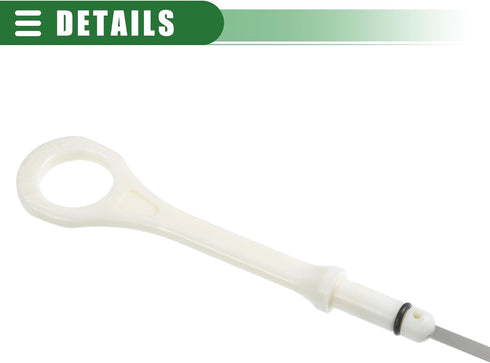 Motoforti Engine Oil Dipstick Indicator, Oil Dipstick Replacement, for Mitsubishi Lancer 2008-2017, Metal Plastic, No.1255A068, White...