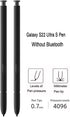 2 Pcs Galaxy S22 Ultra S Pen Replacement for Samsung Galaxy S22 Ultra 5G Stylus Pen, S22 S Pen Without Bluetooth S Pen + Tips/Nibs (Black)......