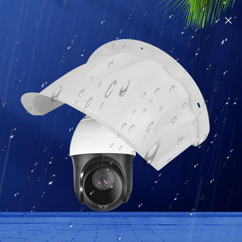 HOMSFOU Universal Camera Shelter Backup Camera Rain Shield Outdoor Security Camera Cover Security Camera Housing Enclosure Sun Camera Mounting Pro...