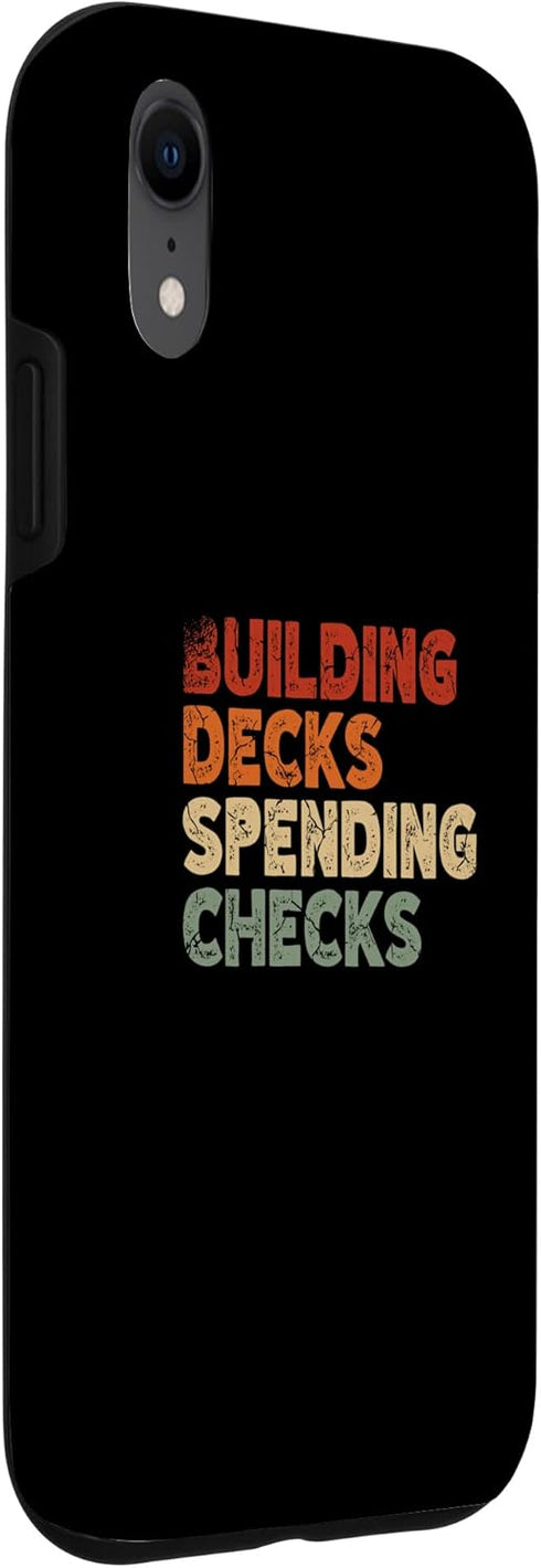 iPhone XR Building Decks Spending Checks Trading Card Game Lover Case...