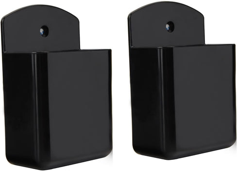 Pack of 2 Self Adhesive TV Air Conditioner Remote Control Holder Wall Mount Storage Box Organizer...