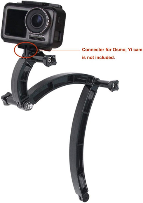 3-in-1 Curved Arced Extension Arms in Different Lengths(7.5/13.5/19.5cm) Compatible for Gopro Series, SJCAMs, Geekpro and Other Action Cams ect....