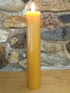 Beeswax Candle Works, 8.5 x 1.5-Inch Pillar, 35-Hour, 100% USA Beeswax...