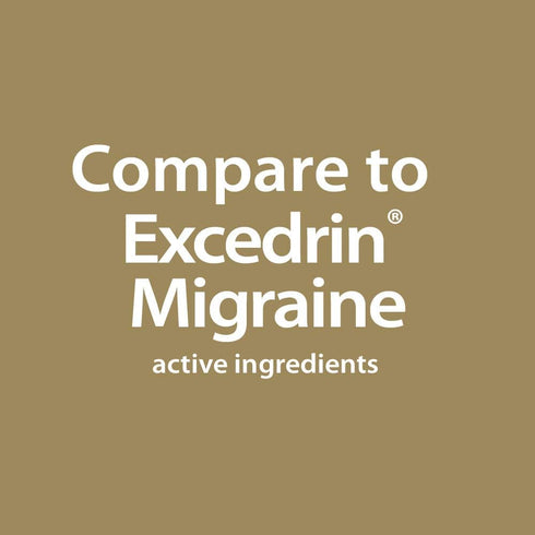 GoodSense Migraine Relief, Acetaminophen, Aspirin (NSAID) and Caffeine Tablets, Migraine Relief, 24 Count...