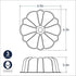 Nordic Ware Formed Bundt, 3 Cup, Red...