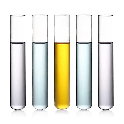10pcs 60ml Glass Test Tubes, 25x150mm 3.3 Borosilicate Glass Test Tubes for Scientific Experiments, Party and Home Decorations, Candy Storage and ...