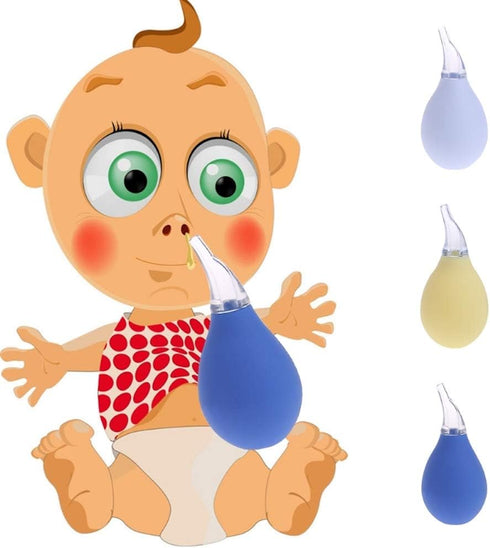 3pcs Nasal Aspirator for Baby Toddlers Nose Cleaner Booger Sucker Remover for Infant Nose Congestion Relief...