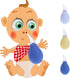 3pcs Nasal Aspirator for Baby Toddlers Nose Cleaner Booger Sucker Remover for Infant Nose Congestion Relief...