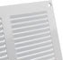 EUROPLAST 12x8 inch Vent Cover with Screen Mesh - White Register Vent Cover - Metal Air Return Grill - HVAC Vent Register for Home Improvement - C...