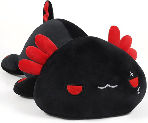 Black Axolotl Plush Pillow Cute and Soft Axolotl Stuffed Animal Kawaii Plushie Toy Great Gift for Kids, 12"...
