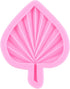 Fan Leaf Fondant Mold Palm Leaf Silicone Mold Hawaiian Tropical Leaf Candy Mold For Cake Decorating Cupcake Topper Chocolate Gum Paste Polymer Cla...