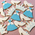 Princess Cookie Cutters 3-Pc Set Made in USA by Ann Clark, Crown, Glass Slipper, Dress...