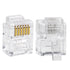 RJ12 6P6C Connectors(100 Pieces Pack) 6 Pin Telephone Line Cable Wire Male Plug, AV00305...