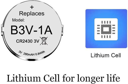Abeden B3V 1A Lithium Replacement Battery Compatible with High Tech Pet Single Electronic Collar Battery for Model MS-4 and MS-5 12 Pack...
