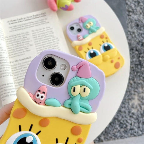 Ultra Thick Soft Silicone 3D Cartoon Phone Case for Apple iPhone 12 Pro Max Animation Anime Character Fish Ocean Sea Cute Lovely Fun Cool Kids Gir...