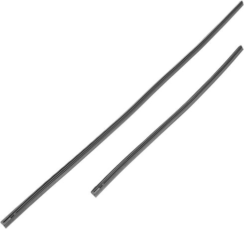 X AUTOHAUX 4pcs 425mm 650mm 17" 26" 8x10mm 3 Section Car Windshield Wiper Blade Refill...