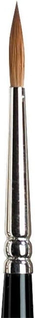 Winsor & Newton Series 7 Kolinsky Sable Brush, Round SH #2, Brown...