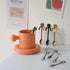 4Ppcs Stainless Steel Cute Mini Cat Spoon for Tea, Coffee, Dessert, Sugar, Ice Cream...