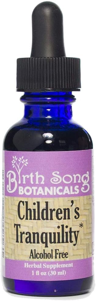 Children's Tranquility Tincture, Herbal Supplement with Valerian Root and Chamomile, 1oz Bottle Children's Herbal Immune Support, 1oz...