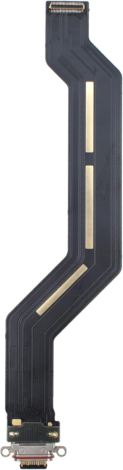 Sunways USB Type-C 3.1 Charger Port Flex Cable with Water Proof Rubber Ring Replacement for OnePlus 8 Pro IN2020 IN2023 IN2021 IN2025...