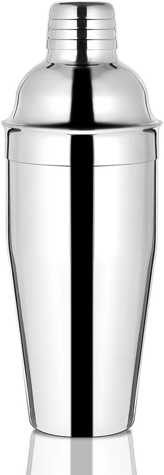 Bar Cocktail Shaker, 24 oz Martini Shaker Drink Mixer with Built-In Strainer for Bartending – Stainless Steel Bartender Shakers for Mixed Drinks M...