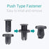 Lantee 20 Pcs Bumper and Wheel Well Liner Push-Type Retainer Clips for Honda & Acura 91505-TM8-003...