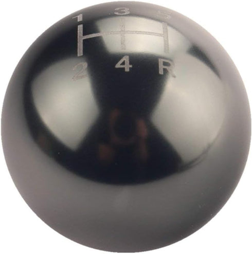 DEWHEL Round Ball Billet M12x1.25 5 Speed Short Throw Shifter Shift Knob MT Manual Gearbox Screw On Titanium...