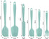 Silicone Spatulas Set, Rubber Spoon Spatula Heat Resistant Spoonula One Piece Design Seamless Spatula Non-Stick Scrapers Baking Mixing Tool (Light...
