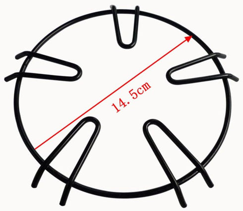Kitchen Stove Accessories - Five Ear Cream Pot Shelf Safe Gas Stove Pot Fittings Bracket Rack...