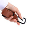 Baby Stroller Hook Clip,Convenient for Hanging Bags,Aluminum Alloy PU Leather Hanging Bags Stroller Hooks Clips,Stroller Organizer Accessories...