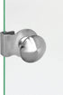 2 Pcs Stainless Steel Glass Door Clip Pulls for 5-8mm Glass, Glass Door Handle Clamps for Glass Cabinet Display Showcase, No Need to Drill...