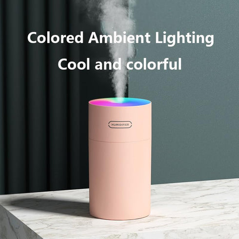 2023NEW Tabletop Humidifier,ultrasonic, portable, 270ml car humidifier, nanometer fine mist, 2-step humidification volume adjustment, USB powered,...