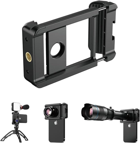 17 mm Thread Lens Adapter, Telephoto Lens Phone Mount Sturdy and Wear-Resistant, Lens Holder Suitable for All Lens&Telephoto Lens with 17mm Thread...