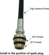 Engine Air Valve Holder and Cylinder Leakage Testing Assistant Tool(Heavy Duty Hose 1000PSI) Fit with M12 or M14 Thread...