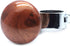 Car Steering Wheel Spinner Knob ABS Head Metal Ring Brown...