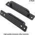 2Pcs Door Handle Pulls, Aluminum Alloy Sliding Door Hardware, Modern Handle Knobs for Wooden Door,Glass Doors,Metal Doors,Window Barn Cabinet Draw...