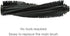 Main Brush Replacement Part Fit for Shark ION Robot S87 R85 RV850 RV850BRN RV850WV RV851WV RV700_N RV720_N RV750_N Vacuum Cleaner Replacement Acce...