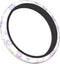 Purple Flowers Cute Steering Wheel Cover for Women Girls Car SUV 15 Inch Universal Fit Auto Accessories Personalized...