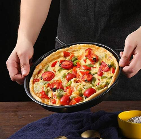 11" Pizza Pan Professional Premium Deep Dish Non-Stick Bakeware, 11-Inch...