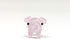 Tiny Pig Miniature Glass Figurine – Handmade Blown Glass Animal – Cute Collectible Pig Sculpture – Fairy Garden Pet Décor Gift (Pink)...