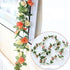 Miracliy 5Pcs 41FT Flower Garland Artificial Rose Arch Vines Fake Spring Floral Garland for Flower Wall Backdrop Wedding Mothers Day Garden Tea Pa...