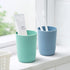 Topsky 4-Pack Bathroom Tumbler - Plastic Toothbrush Cup - Reusable Drinkware - Mouthwash Cup...