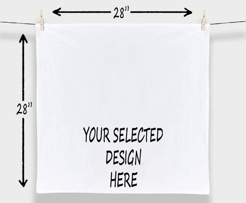 Handmade Funny Bathroom Towel - 100% Cotton Funny Flour Sack Hand Towel for Bath - 28x28 Inch Perfect for Hostess Housewarming Christmas Mother’s ...