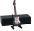 Dselvgvu Wooden Miniature Electric Guitar with Stand and Case Mini Musical Instrument Miniature Dollhouse Model Birthday Present (Electric Guitar:...