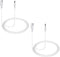 2-Pack Power Cord for Graco Simple Sway, DuetSoothe, DuetConnect LX, DuoGlider, Glider LX - 5V Charging Cable for Nova Baby Swing, 6.5 ft...