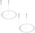 2-Pack Power Cord for Graco Simple Sway, DuetSoothe, DuetConnect LX, DuoGlider, Glider LX - 5V Charging Cable for Nova Baby Swing, 6.5 ft...